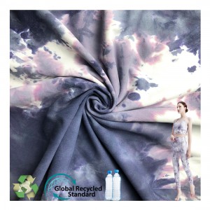 Custom Sublimation Printed Activewear Fitness Wear Yoga Sportswear Fabric KWY-0006